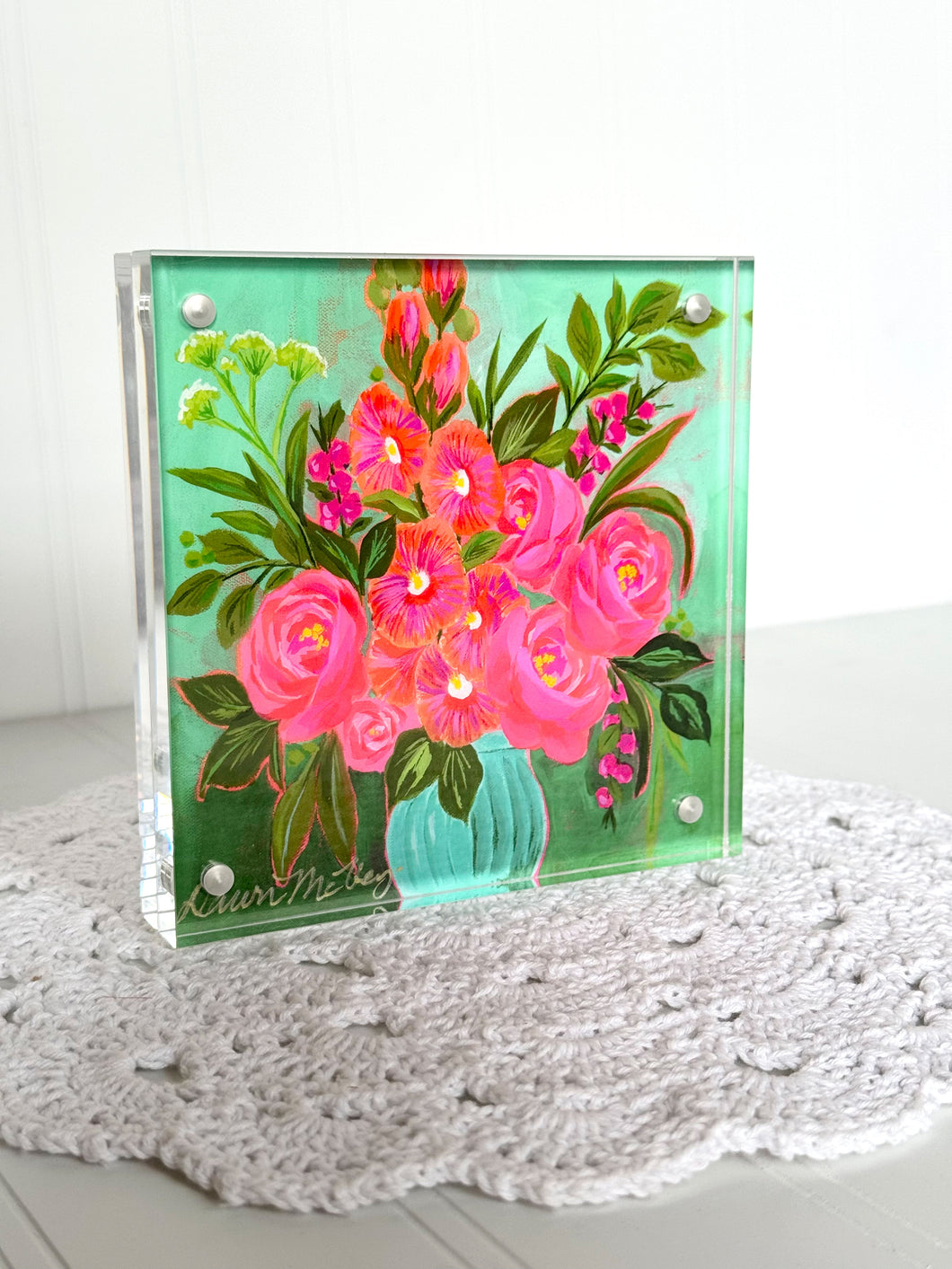 Acrylic Framed Mini Print - Always in Bloom