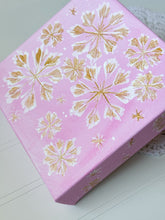 Load image into Gallery viewer, Golden Snowflakes: Pink
