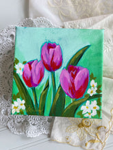 Load image into Gallery viewer, Pink &amp; Red Tulips
