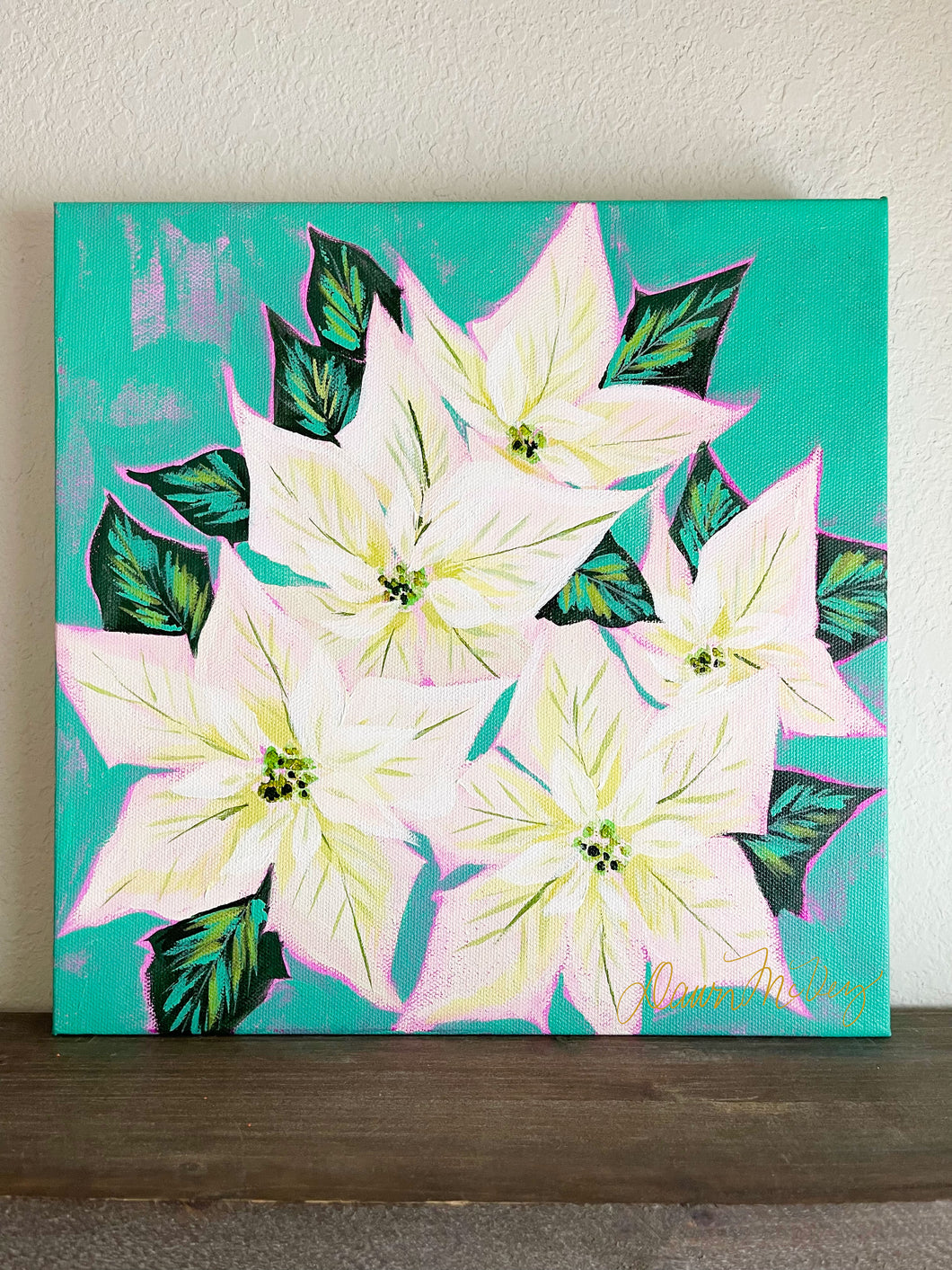 Poinsettia: White