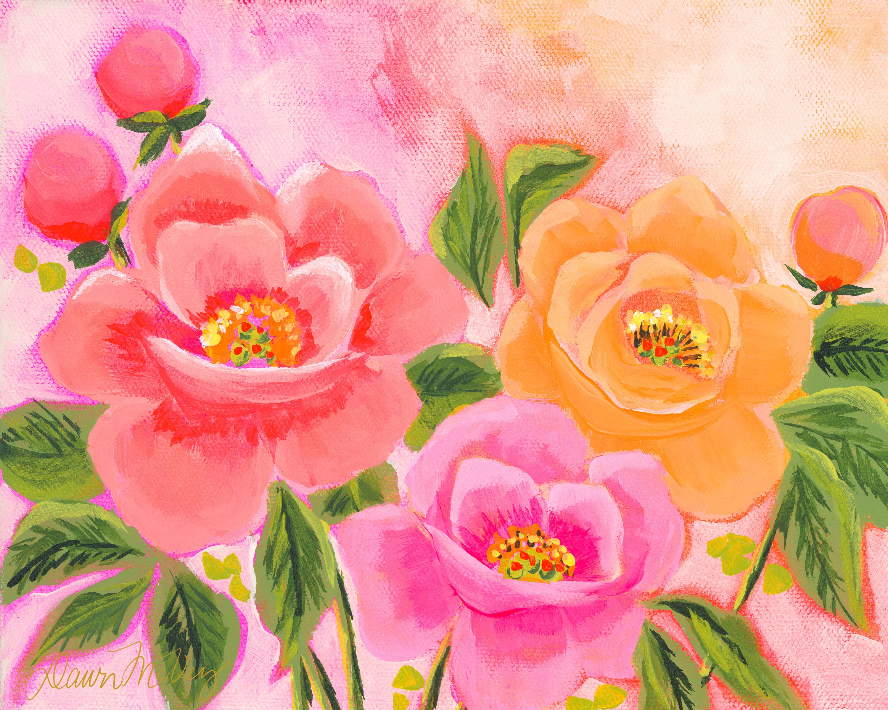 Sunrise Peonies – Dawn McVey Art